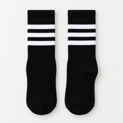 Dravo Kids Striped Crew Socks - full photo