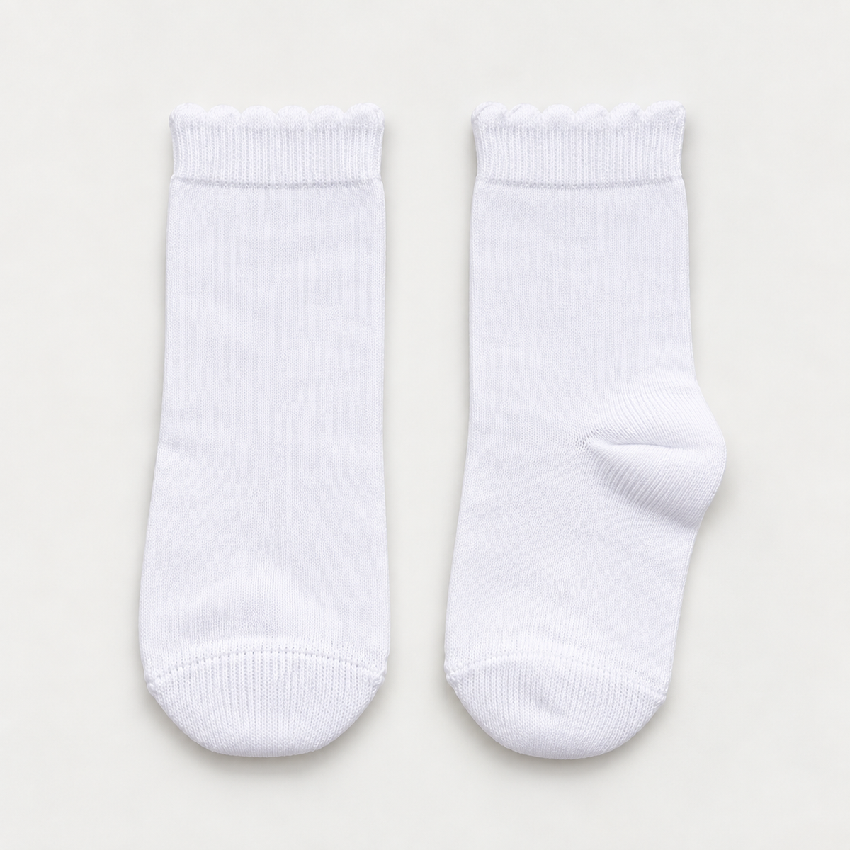 Dravo Kids Picot Cuff Ankle Socks - full photo