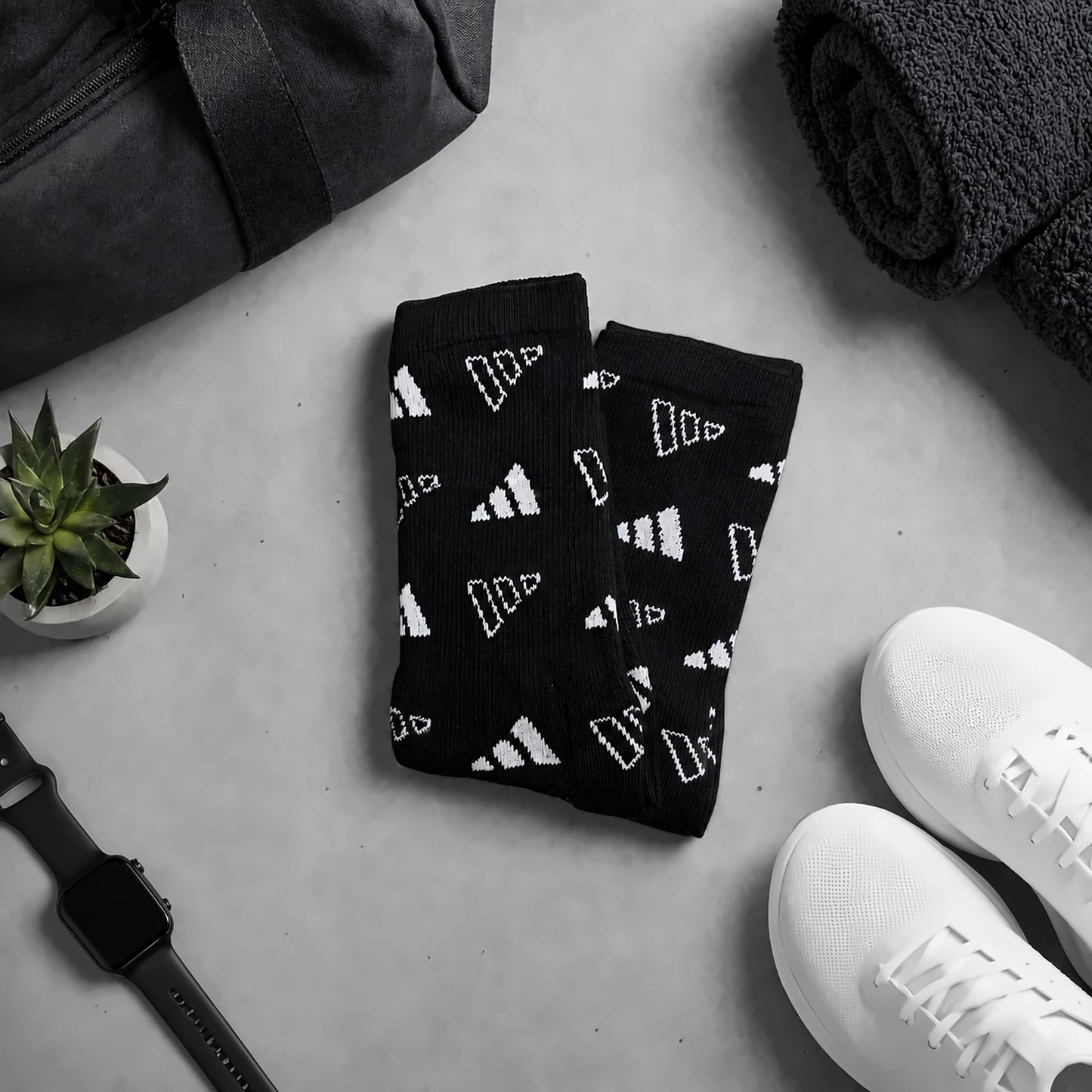 Dravo x Adidas Monogram Long – Black