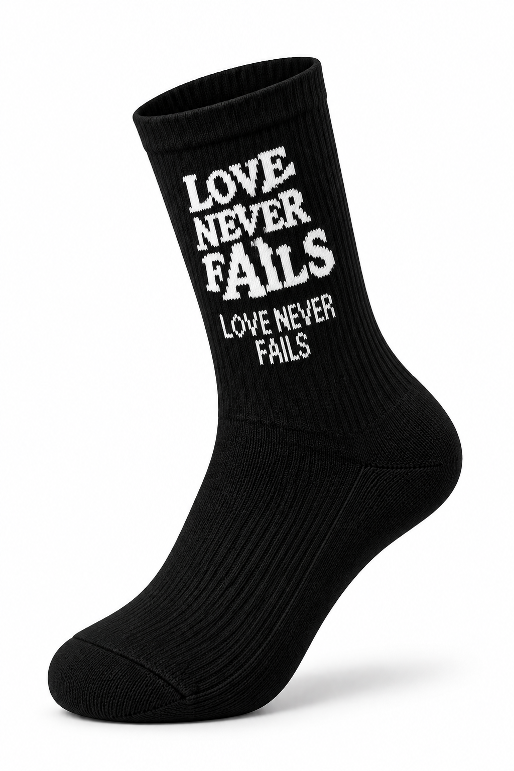 Ami Love Never Fails socks – Black, product shot