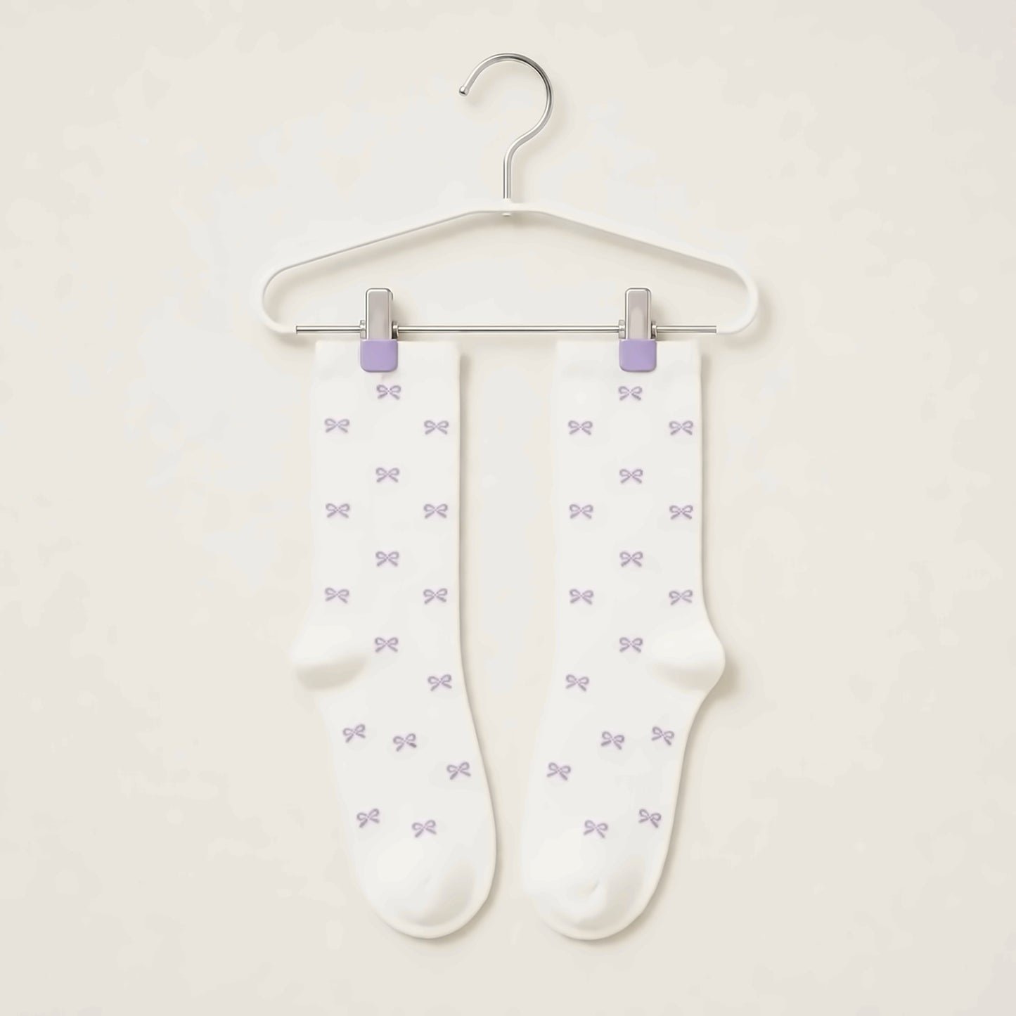 Dravo Bow Crew – Beige/Purple