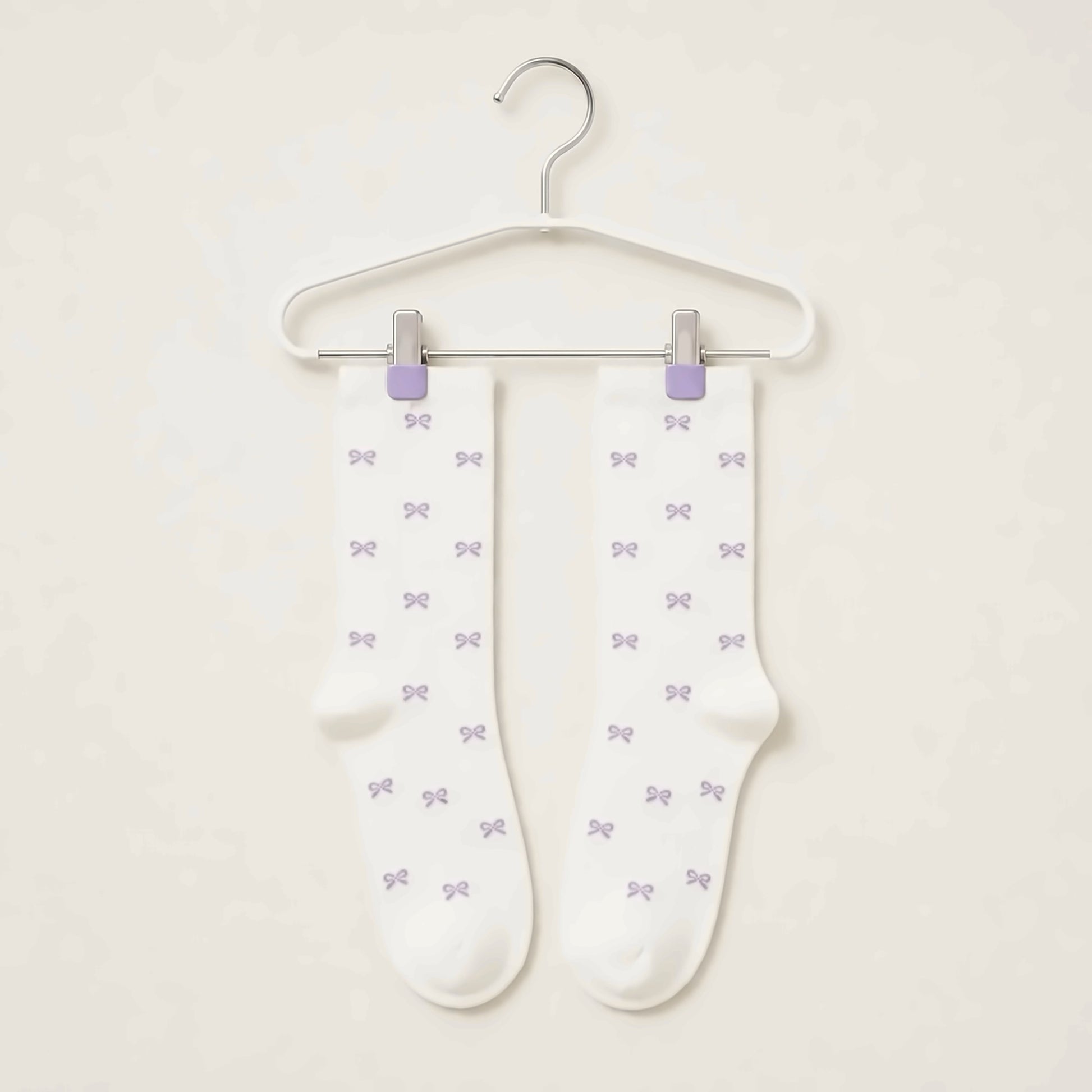 Dravo Bow Crew – Beige/Purple