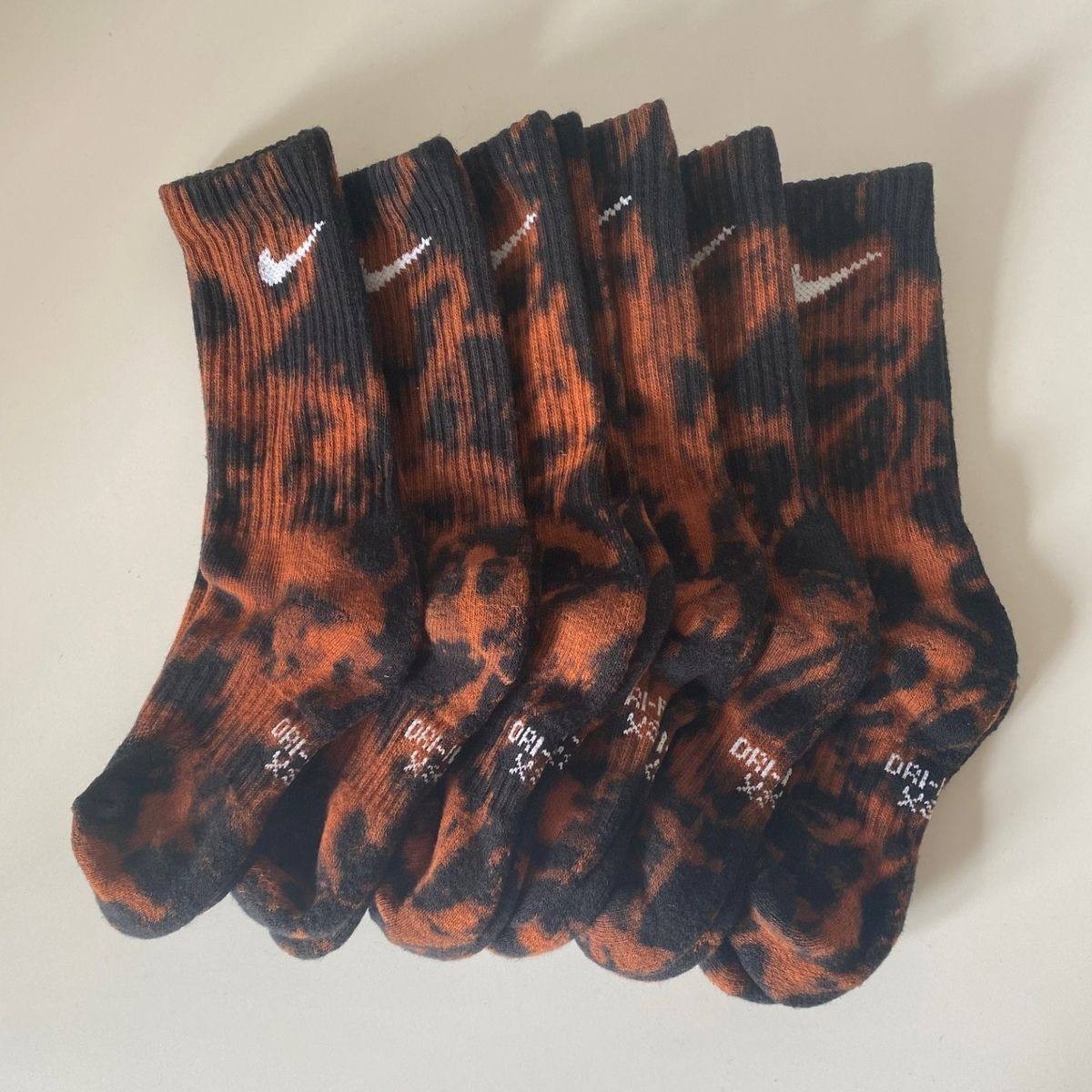 Nike Nile Fire Black – bleach pattern variation
